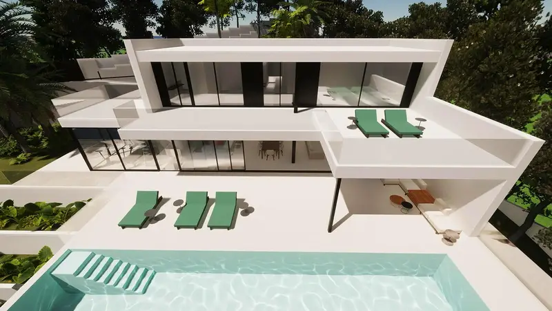 Villa de Lujo en Can Furnet Ibiza 6 Habitaciones Vistas Panoramicas