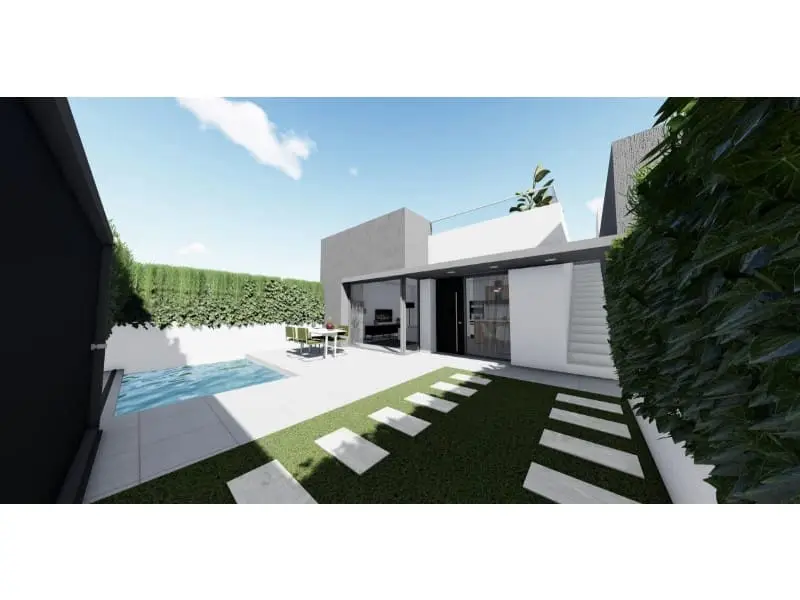 Villas en San Juan de los Terreros Almeria: Piscinas Privadas y Solarium