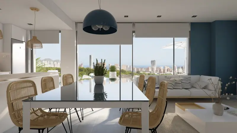 Villa en Finestrat con Piscina Privada y Vistas al Mar