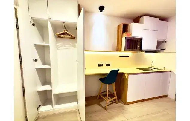 Estudio 25m2 Madrid Amueblado Terraza Aire Acondicionado