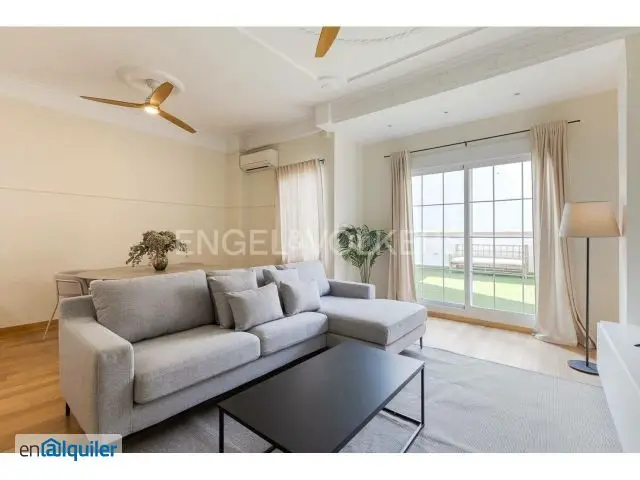 Alquiler Piso Amueblado 3 Dormitorios Terraza Eixample Valencia