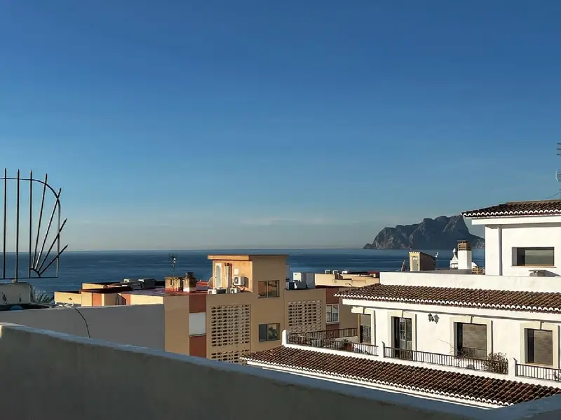 Venta Ático Dúplex Centro Moraira Vistas Mar Trastero