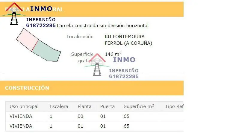 Venta Casa Inferniño Ferrol Reforma Integral Patio