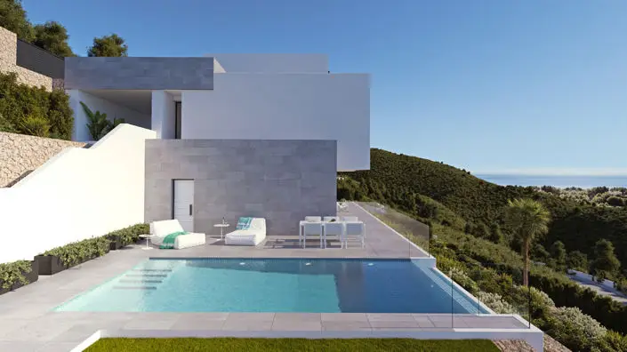 Villa 4 Dormitorios Altea Lujo Vistas Mar Piscina Infinity