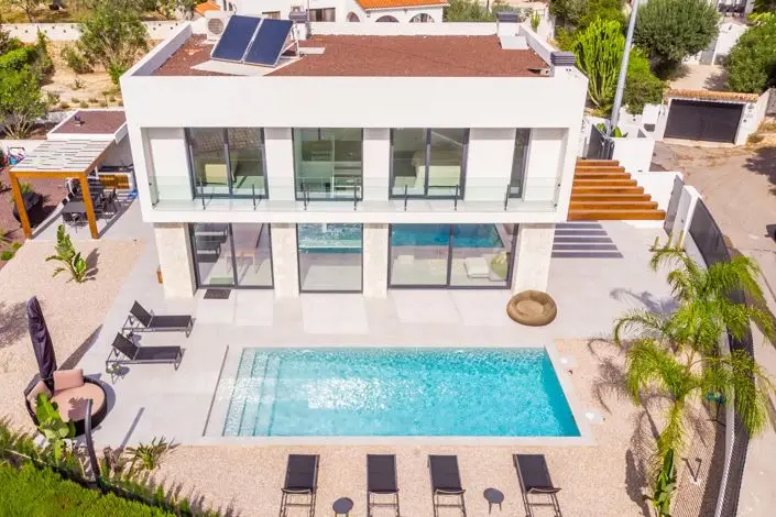 Villa de Lujo 4 Dormitorios Benissa Moderna Piscina Barbacoa