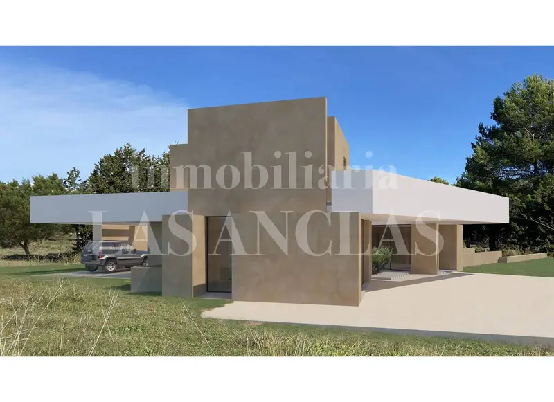 Solar con Licencia para Villa de Lujo cerca de la Playa en Ibiza
