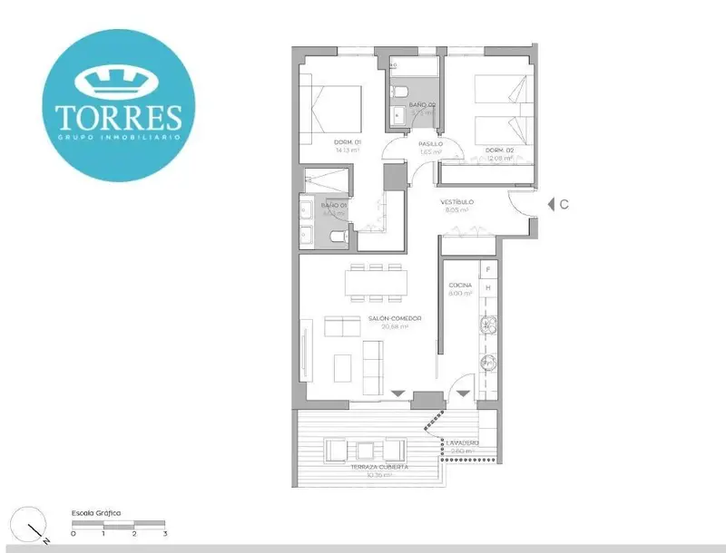 Venta Piso con Calefaccion en Limonar Malaga