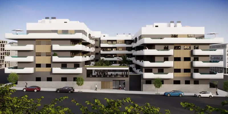 Venta Piso Piscina Santa Pola Residencial Obra Nueva