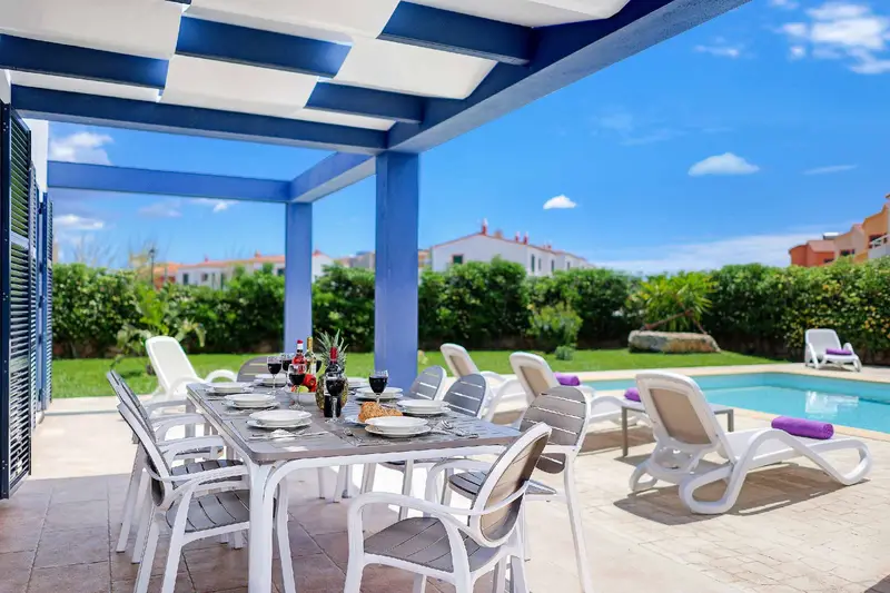 Piso 4 Dormitorios Menorca Alquiler Piscina Privada Barbacoa