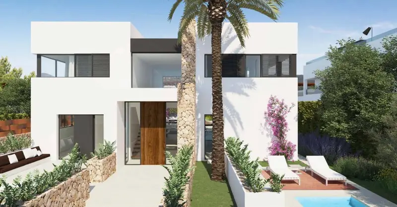 Chalet en venta en Ibiza: Villa moderna con vistas al mar