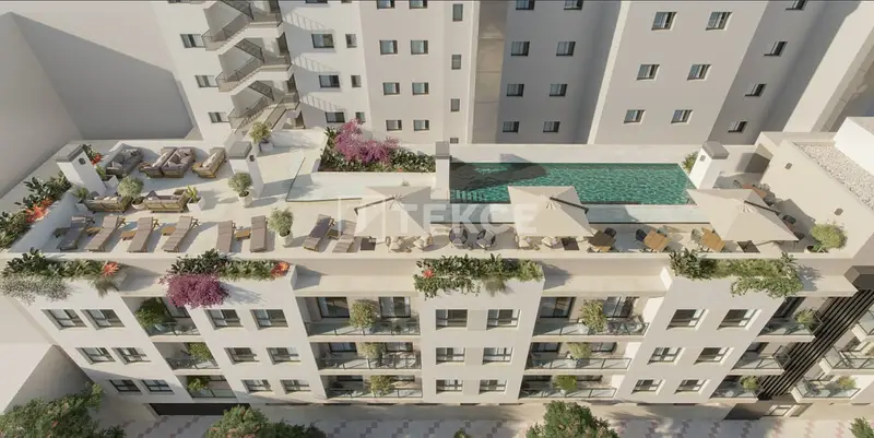 Apartamento en Malaga Centro con Piscina en Azotea