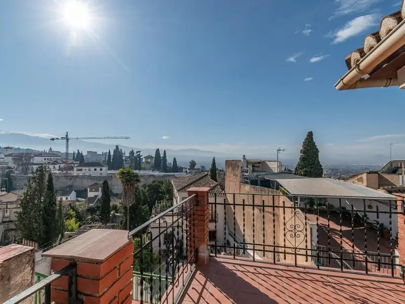 Chalet en venta Albaicin Granada vistas Alhambra Sierra Nevada