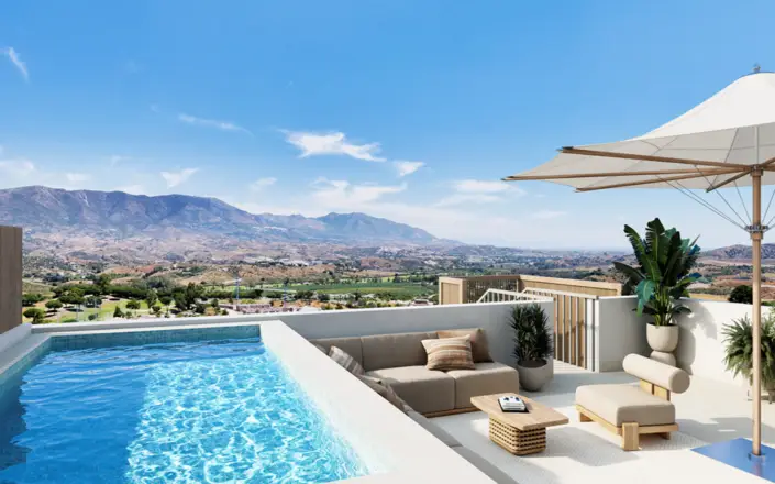 &#x3c;h2&#x3e;Ático 2 Dormitorios Costa del Sol Lujo Vistas Golf&#x3c;/h2&#x3e;