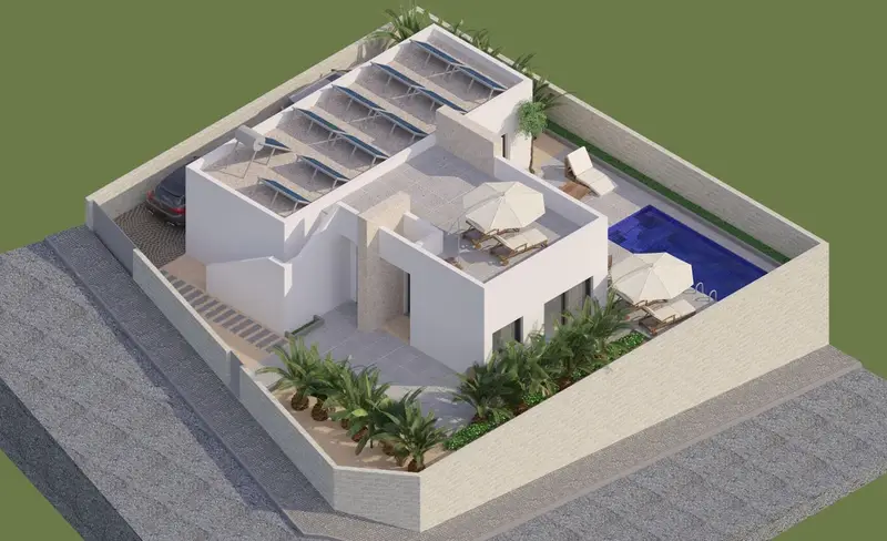 Chalet en Venta Benijofar Costa Blanca 3 Dormitorios Piscina Privada