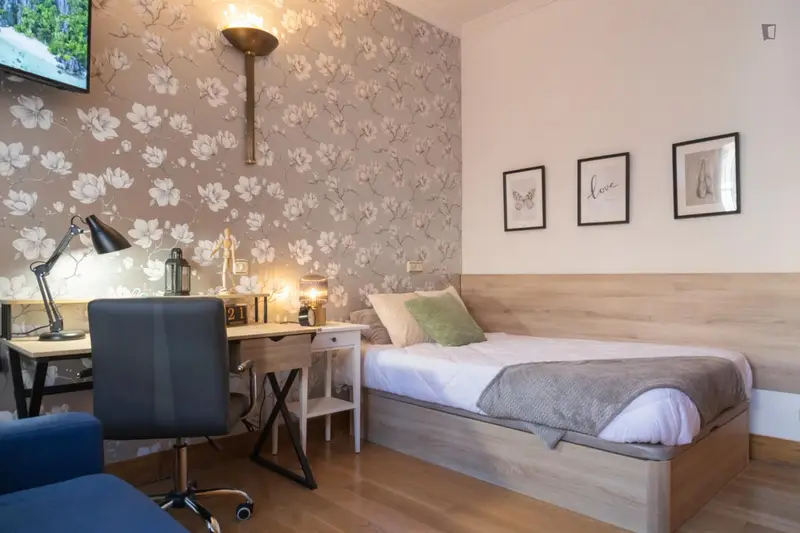 Habitacion Doble Privada para 1 Persona Madrid