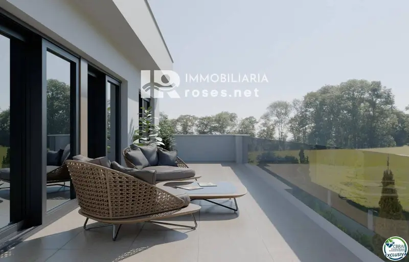 Villa en Mas Fumats Roses Moderna Eficiente Piscina Privada