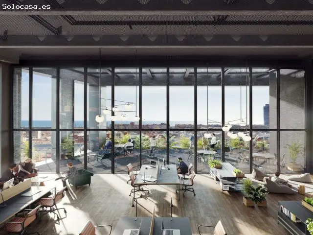 Oficina en Alquiler en 22@ Barcelona Moderna con Terraza Privada