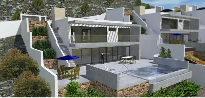Villa Moderna en Cómpeta 4 Dormitorios 2 Baños Vistas Montaña