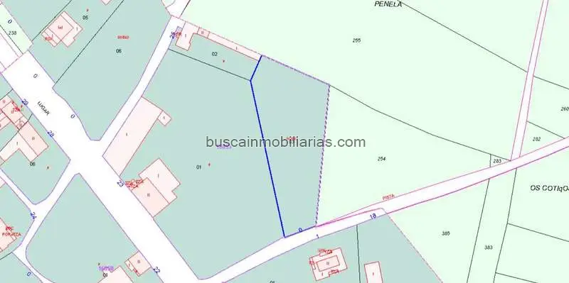 Parcela en venta en Lalín