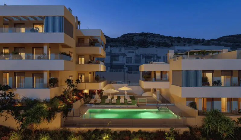 Apartamento 2 Dormitorios Benalmádena Pueblo Málaga