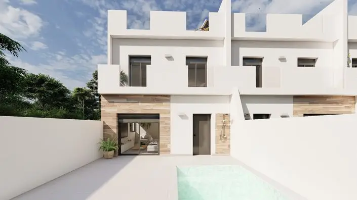 Adosado 3 Dormitorios Dolores de Pacheco Murcia Piscina Privada