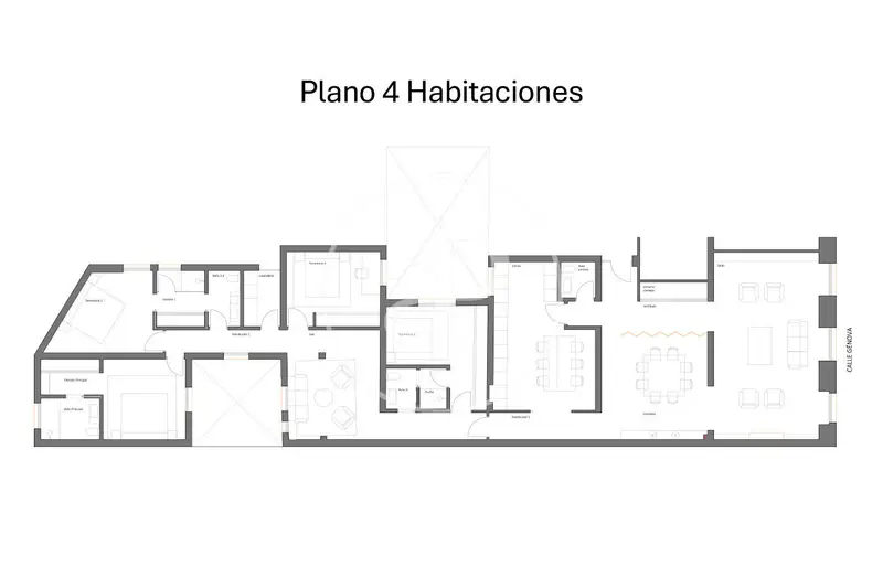 Piso en venta calle Genova 317m2 a reformar