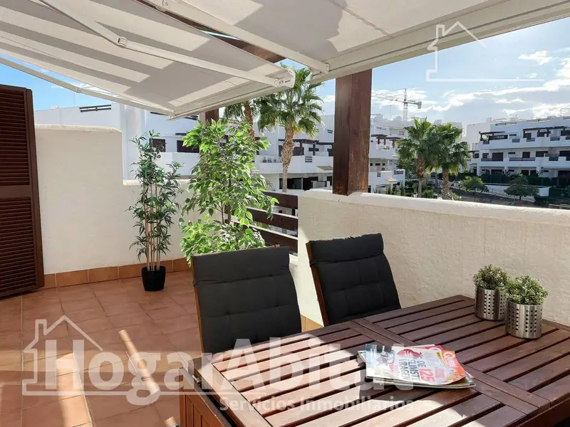 Ático de Lujo en Pulpí con Solarium y Piscina Cerca de la Playa