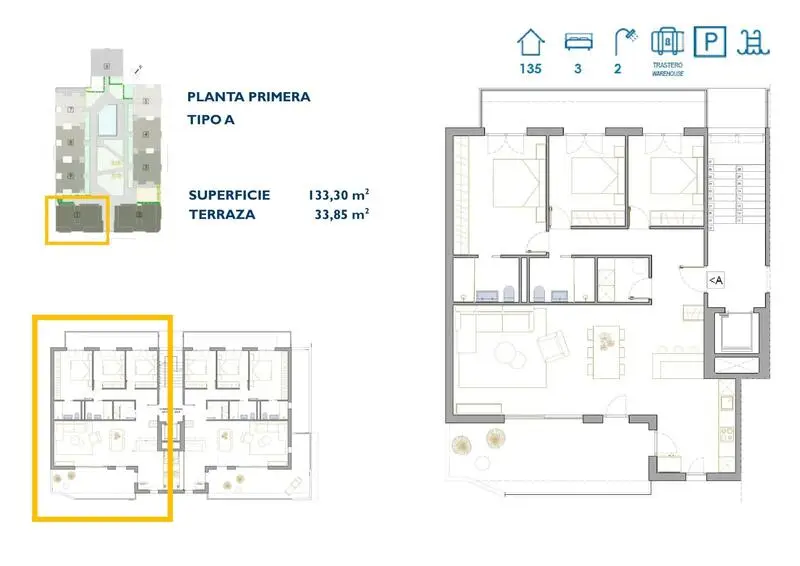 Apartamentos en San Pedro del Pinatar: 2 y 3 Dormitorios