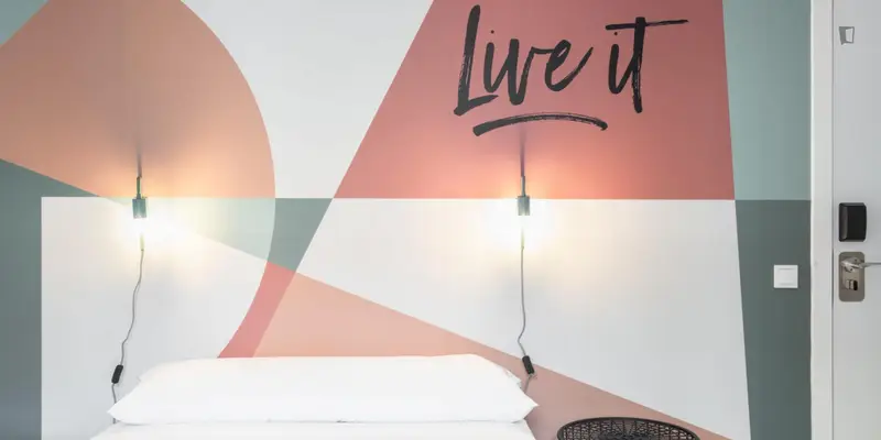 Habitacion Doble Coliving Ramblas Gimnasio Terraza Coworking