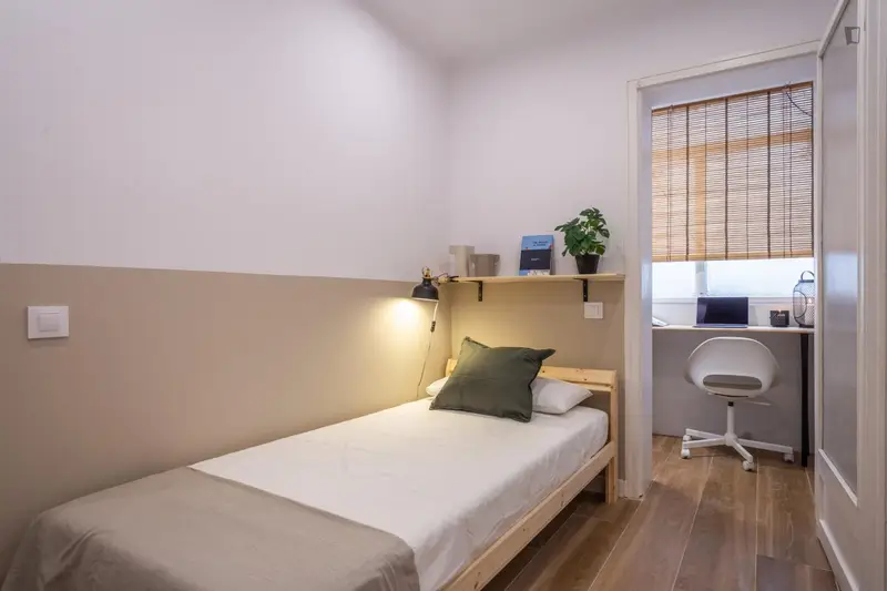 Habitacion individual Gran Via Barcelona