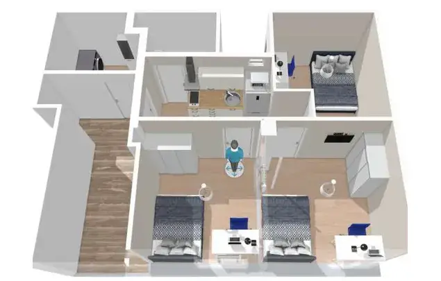Alquiler Habitacion 65m2 Granada Piso Amueblado 3 Dormitorios