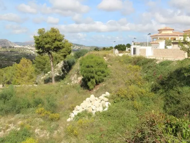 Terreno en Venta Benimeit Moraira 831m2 Vistas Teulada