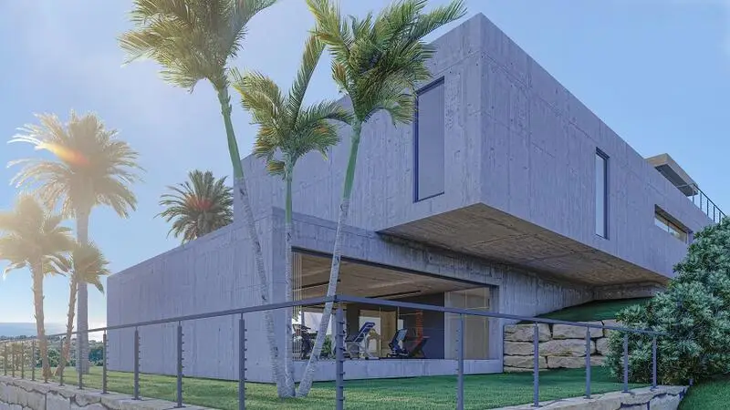 Villa de Lujo Contemporanea en Manilva con Vistas al Mar