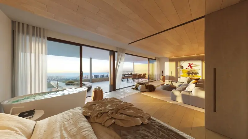 Atico de Lujo en Venta El Higueron con Vistas al Mar