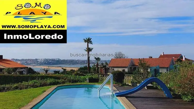 Villa en Somo con vistas a la bahía