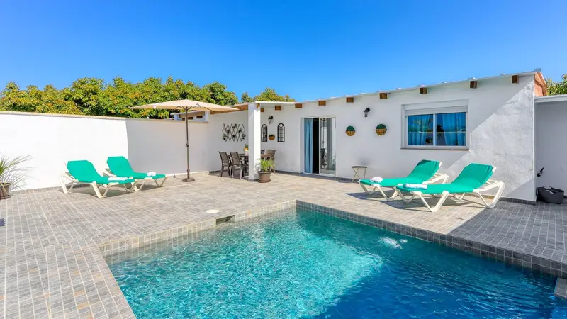 Casa vacacional Nerja 2 Dormitorios Piscina Barbacoa