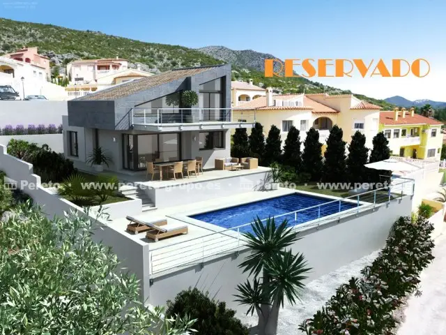 Casa Moderna en Tormos 3 Dormitorios Piscina y Terraza