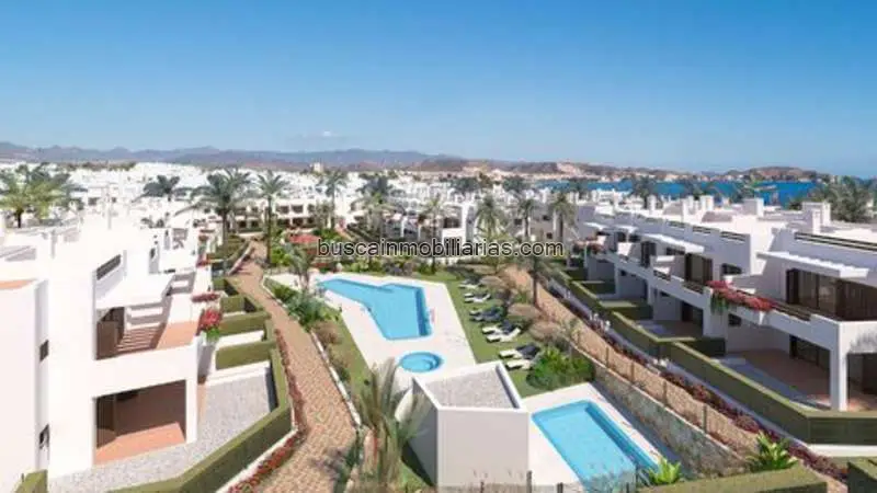Ático de Lujo en Pulpí:  Bungalows con Vistas al Mar