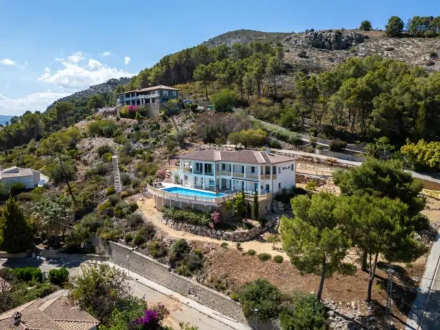 Casa Villa 7 Dormitorios Alcalali Vistas Panoramicas Piscina