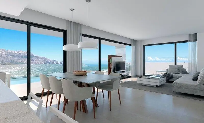 Villa en Venta Polop Alicante Nueva Jardin Piscina Privada