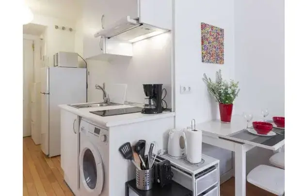Estudio 65m² Madrid: Amueblado, Mascotas, Calefacción Central