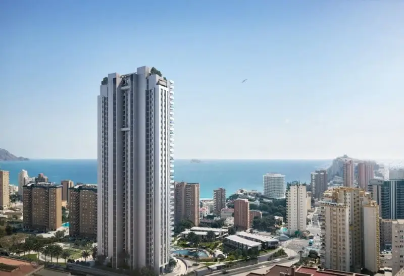 Apartamento en Benidorm Playa Poniente con Vistas al Mar