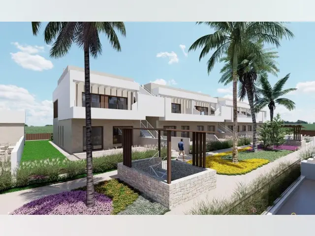 Casa Villa 3 Dormitorios Los Alcazares Piscina Jardin