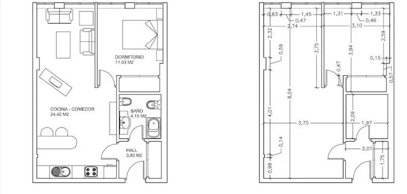 Apartamento en Alquiler Madrid 1 Dormitorio 1 Ba
o