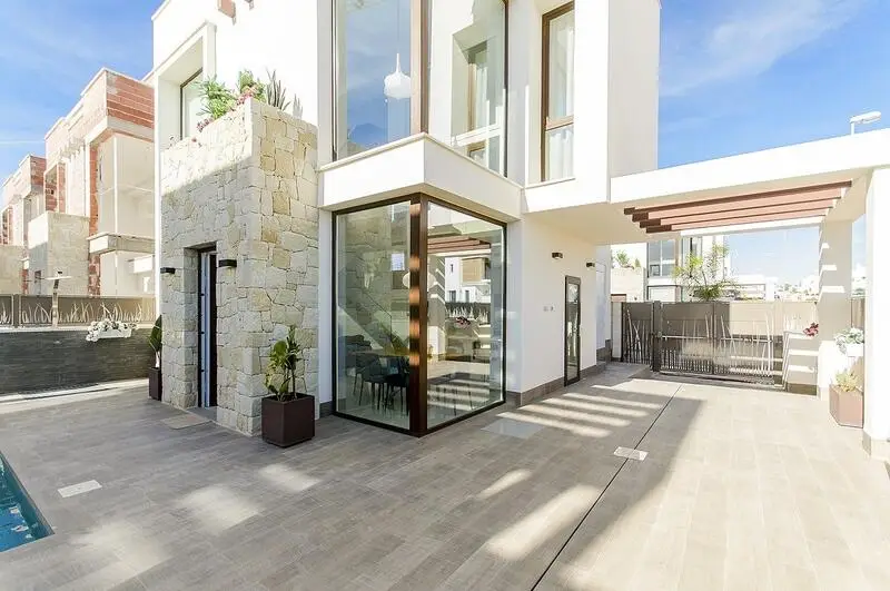 Villa en Playa Honda Murcia con piscina privada