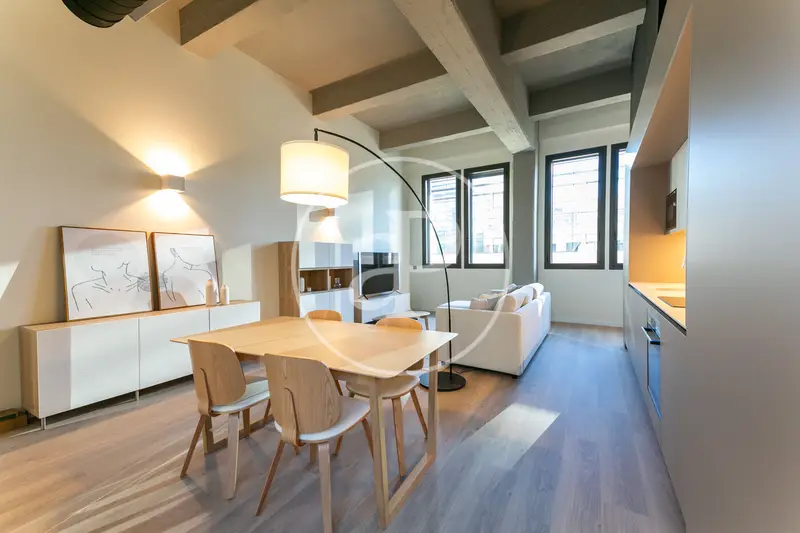 Loft en Alquiler 22@ Barcelona 87m2 Amueblado con Trastero