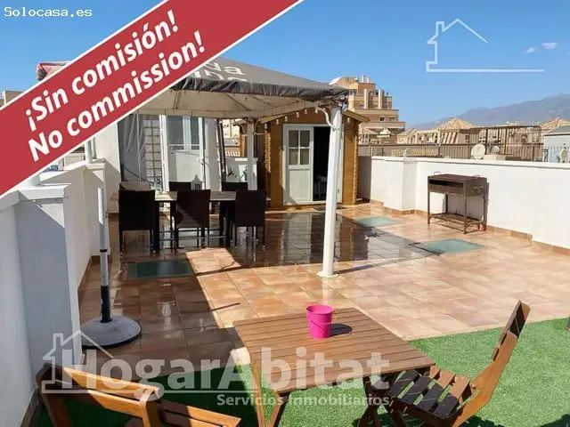 Adosado en la Playa con Terraza y Solarium