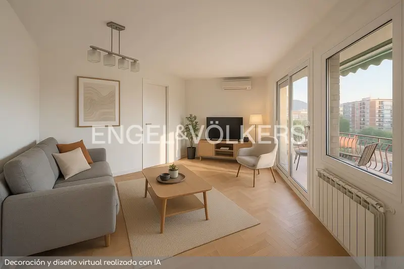 Apartamento Reformado en Rubí con Balcón