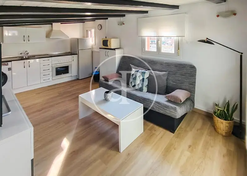 Loft Ático en Sants: Luminoso y con Terraza