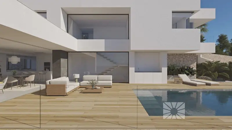 Chalet Moderno en Cumbre del Sol con Vistas al Mar